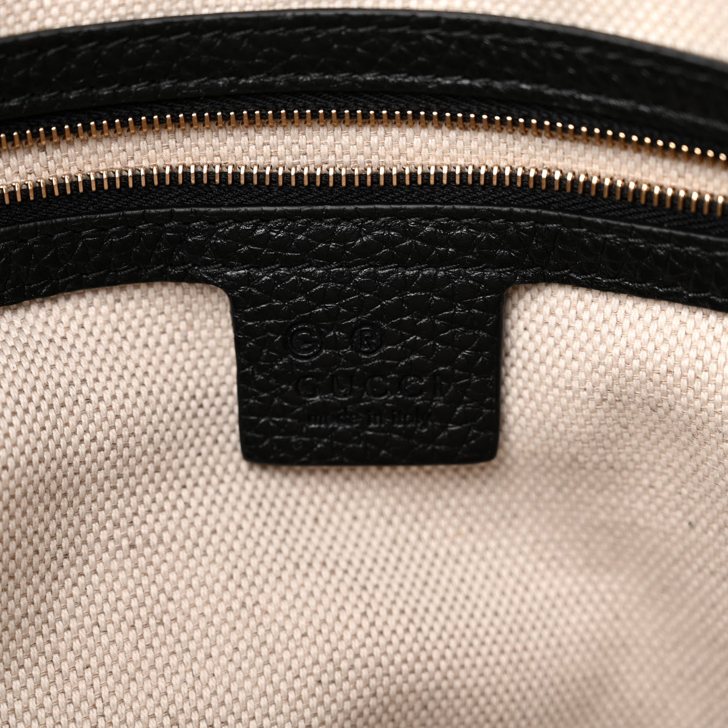 Gucci Pebbled Calfskin Large Soho Hobo Black 6 of 10