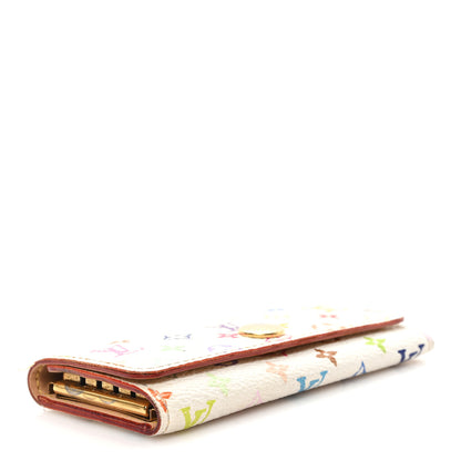 Louis Vuitton Monogram Multicolor Multicles 4 Key Holder White 4 of 9