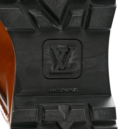 Louis Vuitton Calfskin Territory Ranger Combat Boots 37 Cognac 8 of 8