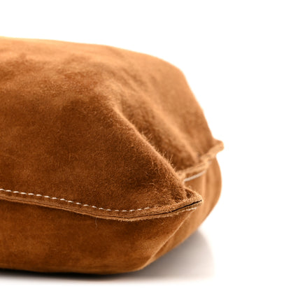 The Row Suede Small Bindle Bag Bistre Ecru 15 of 16