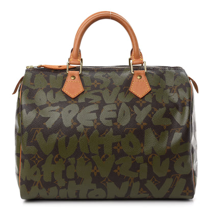 Louis Vuitton Monogram Graffiti Speedy 30 Kaki 1 of 9
