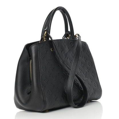 Louis Vuitton Empreinte Montaigne MM Black 3 of 13