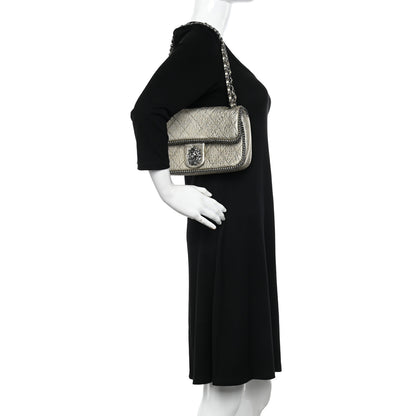 Chanel Distressed Lambskin Medium Leo Lion Flap Metallic 2 of 12
