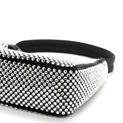 Prada Satin Crystal Mini Re-Edition 2000 Bag Cristal 10 of 10