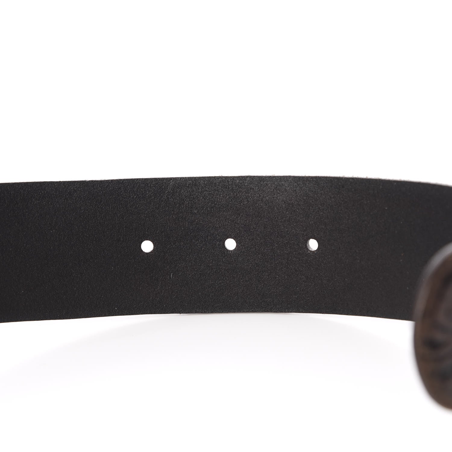 Gucci Calfskin Knurled Double G 40mm Belt 80 32 Testa di Moro 5 of 6