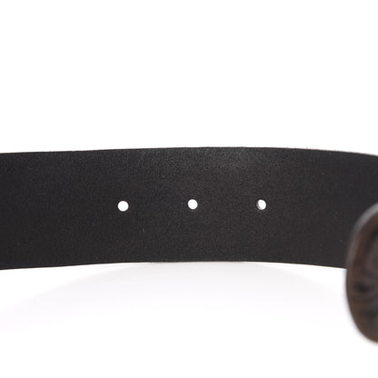Gucci Calfskin Knurled Double G 40mm Belt 80 32 Testa di Moro 5 of 6