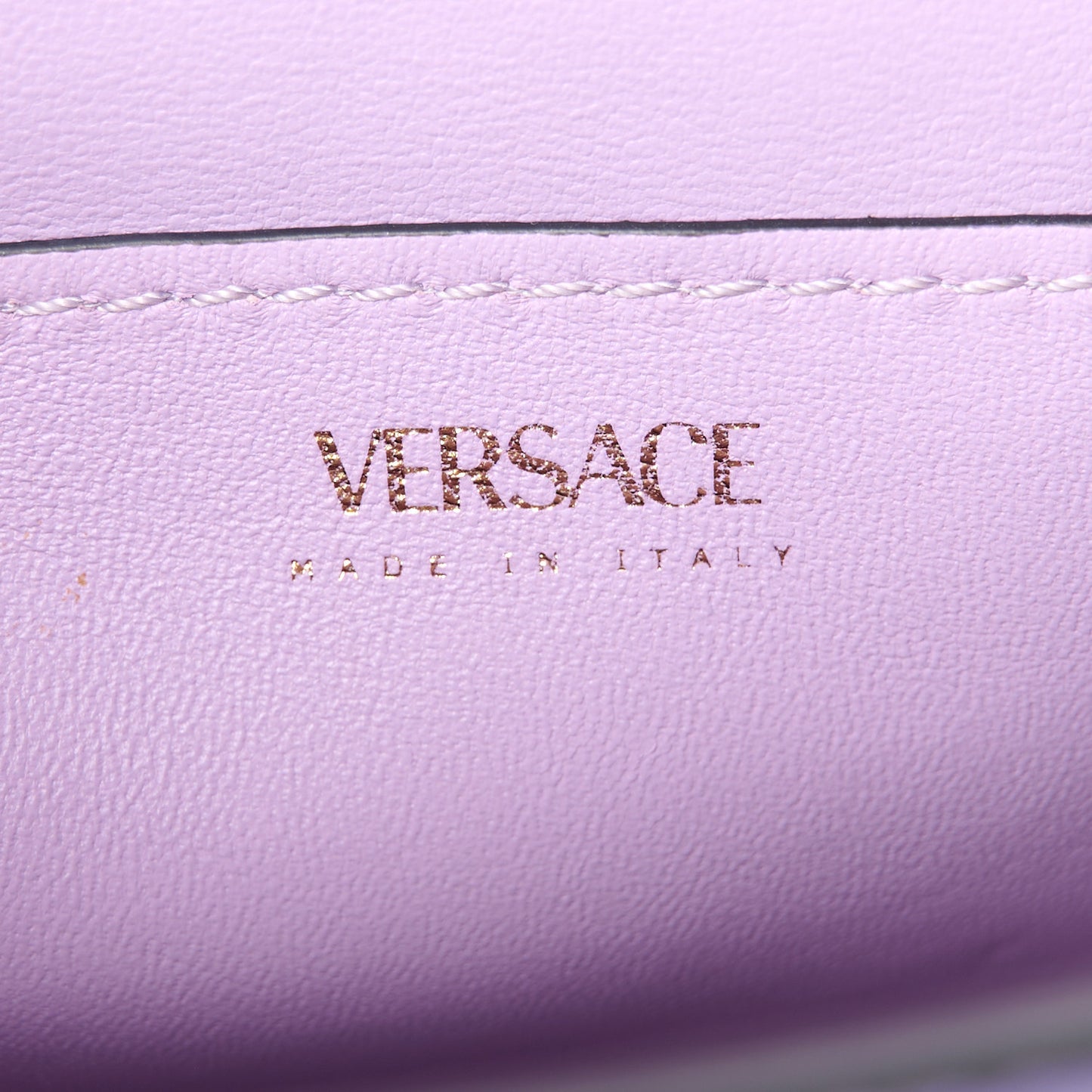 Calfskin Small La Medusa Top Handle Handbag Lilac