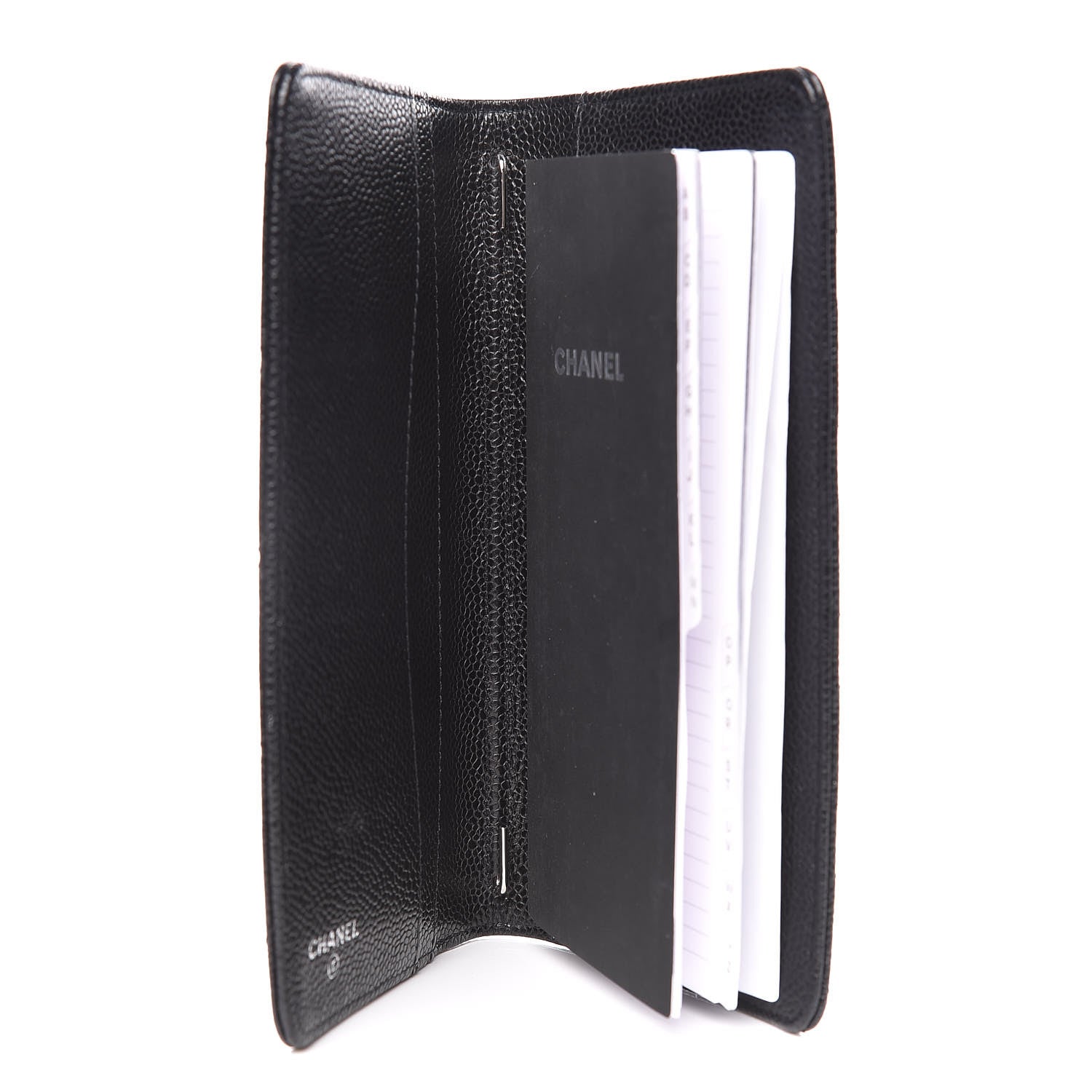 Chanel Caviar Quilted Medium Agenda Cover Black 5 of 10