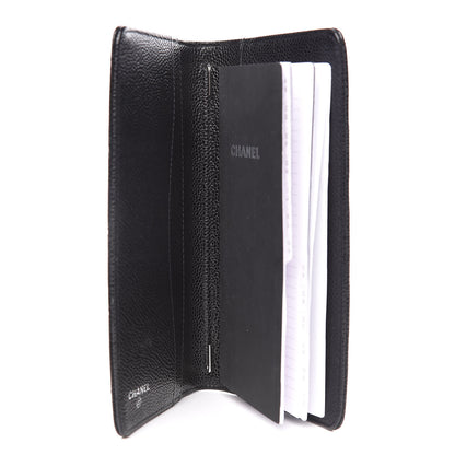Chanel Caviar Quilted Medium Agenda Cover Black 5 of 10
