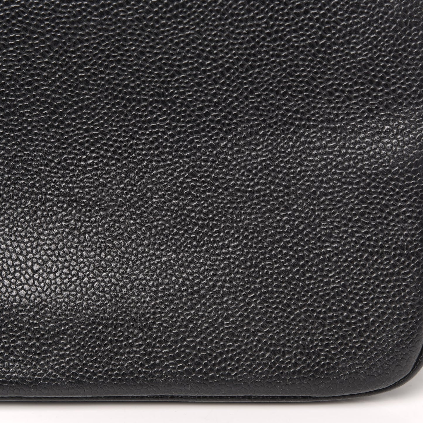 Caviar Quilted Medallion Tote Black
