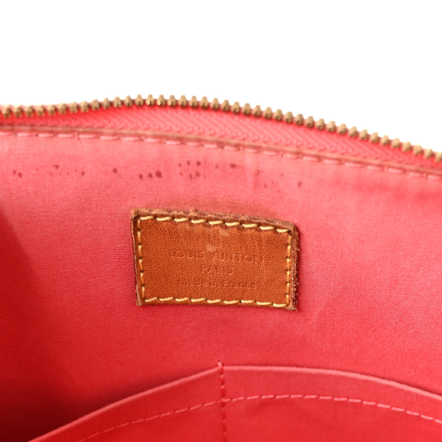 Louis Vuitton Vernis Alma PM Rose Litchi 6 of 9
