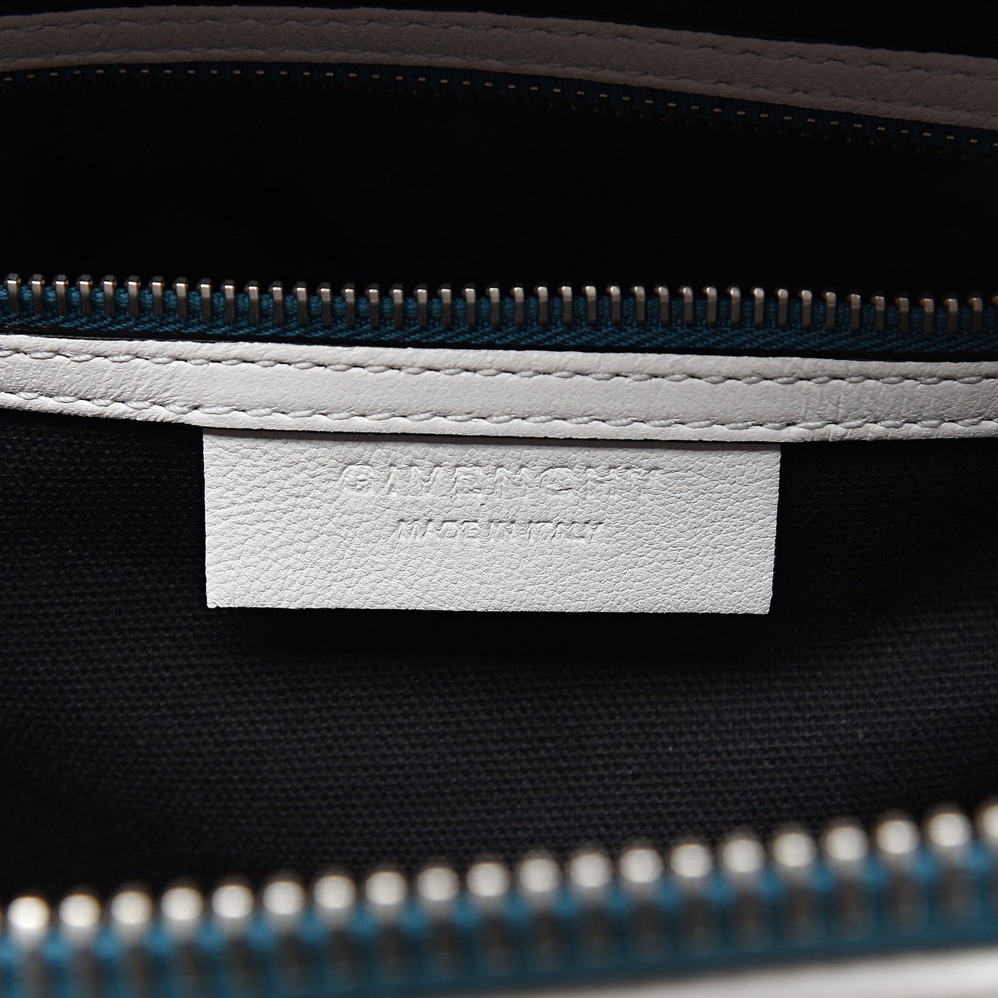 Lambskin Perforated Small Antigona White