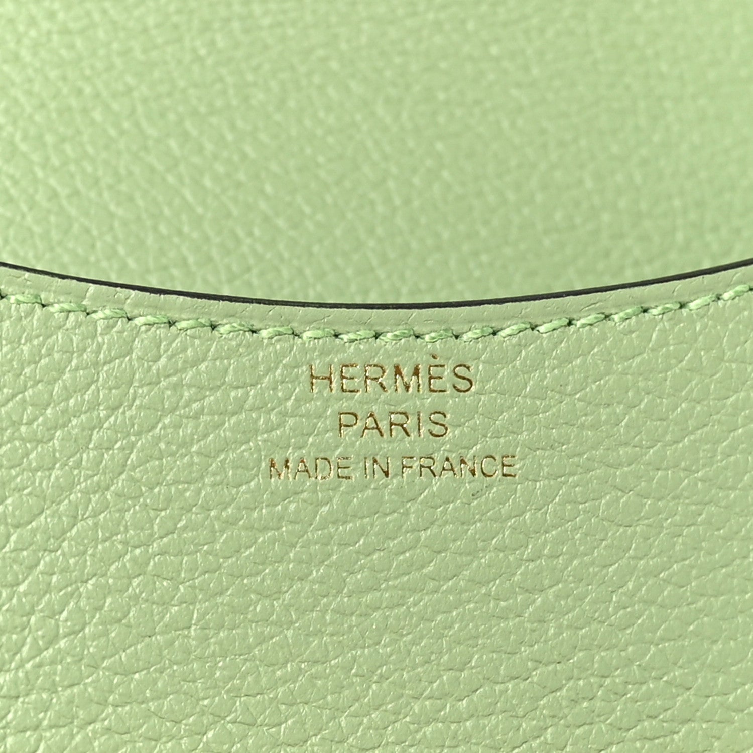 Hermes Evercolor Constance Slim Wallet Vert Criquet 7 of 12