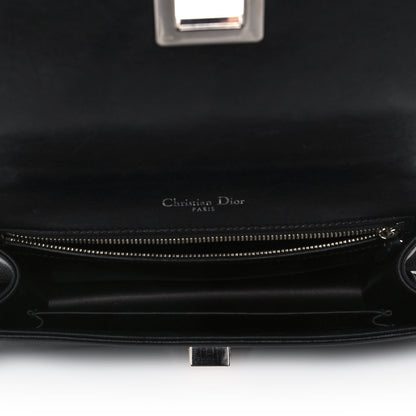 Christian Dior Lambskin Sequin Medium Diorama Flap Bag Black 5 of 12