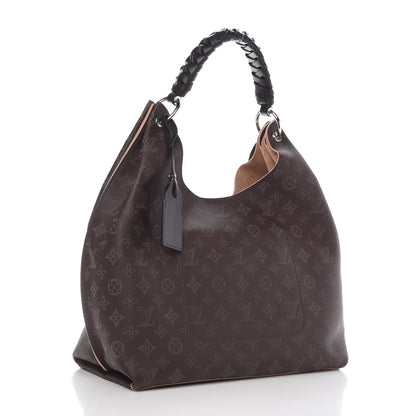 Louis Vuitton Mahina Carmel Hobo Chocolate 2 of 8