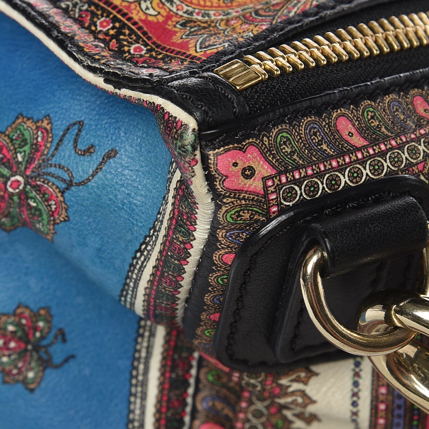 Givenchy Lambskin Paisley Print Medium Pandora Brown Multicolor 14 of 17