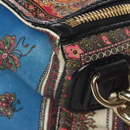 Givenchy Lambskin Paisley Print Medium Pandora Brown Multicolor 14 of 17