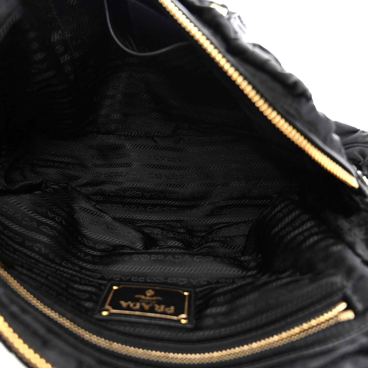 Prada Tessuto Nylon Gaufre Tote Black 5 of 15