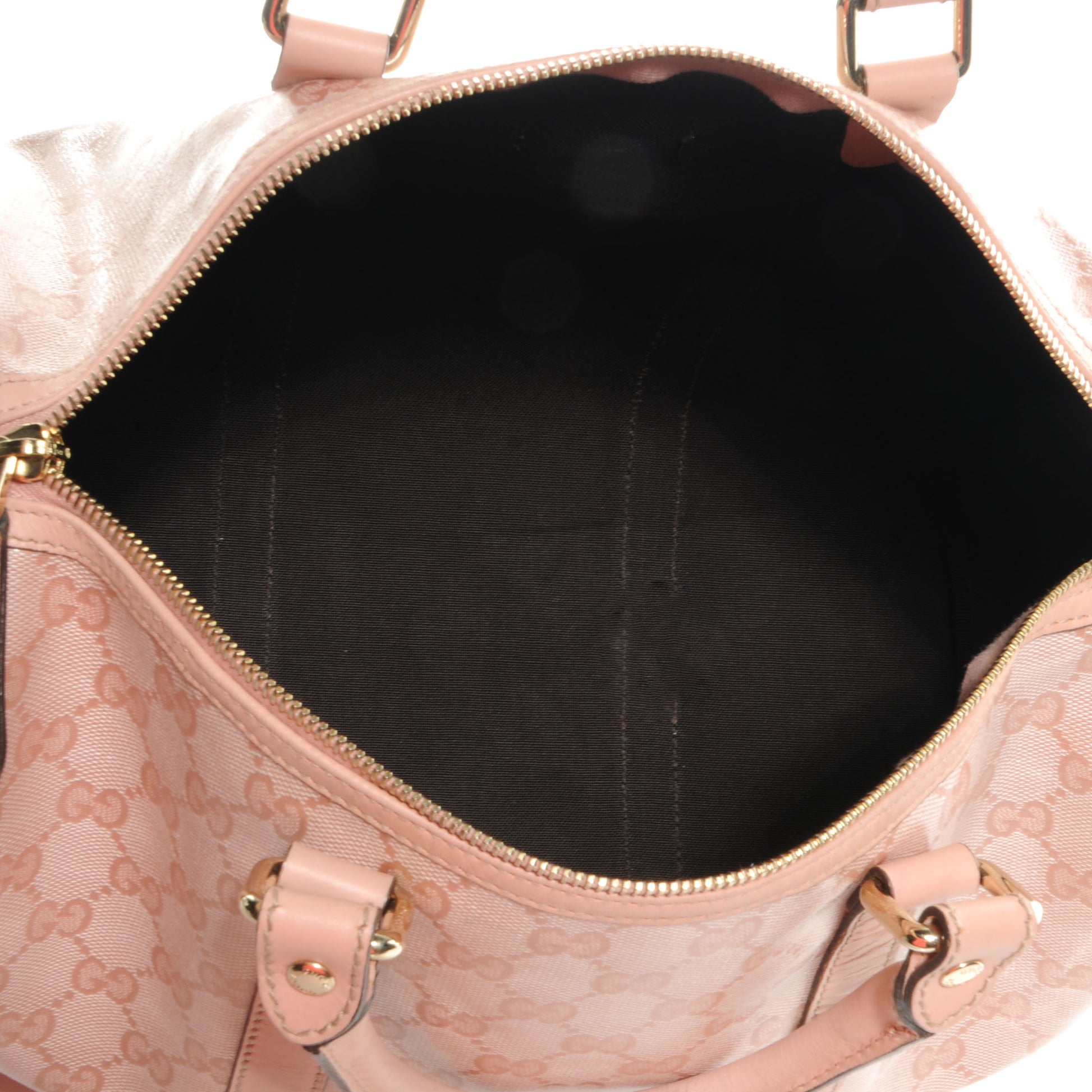 Gucci Crystal Monogram Joy Medium Boston Pink 5 of 9