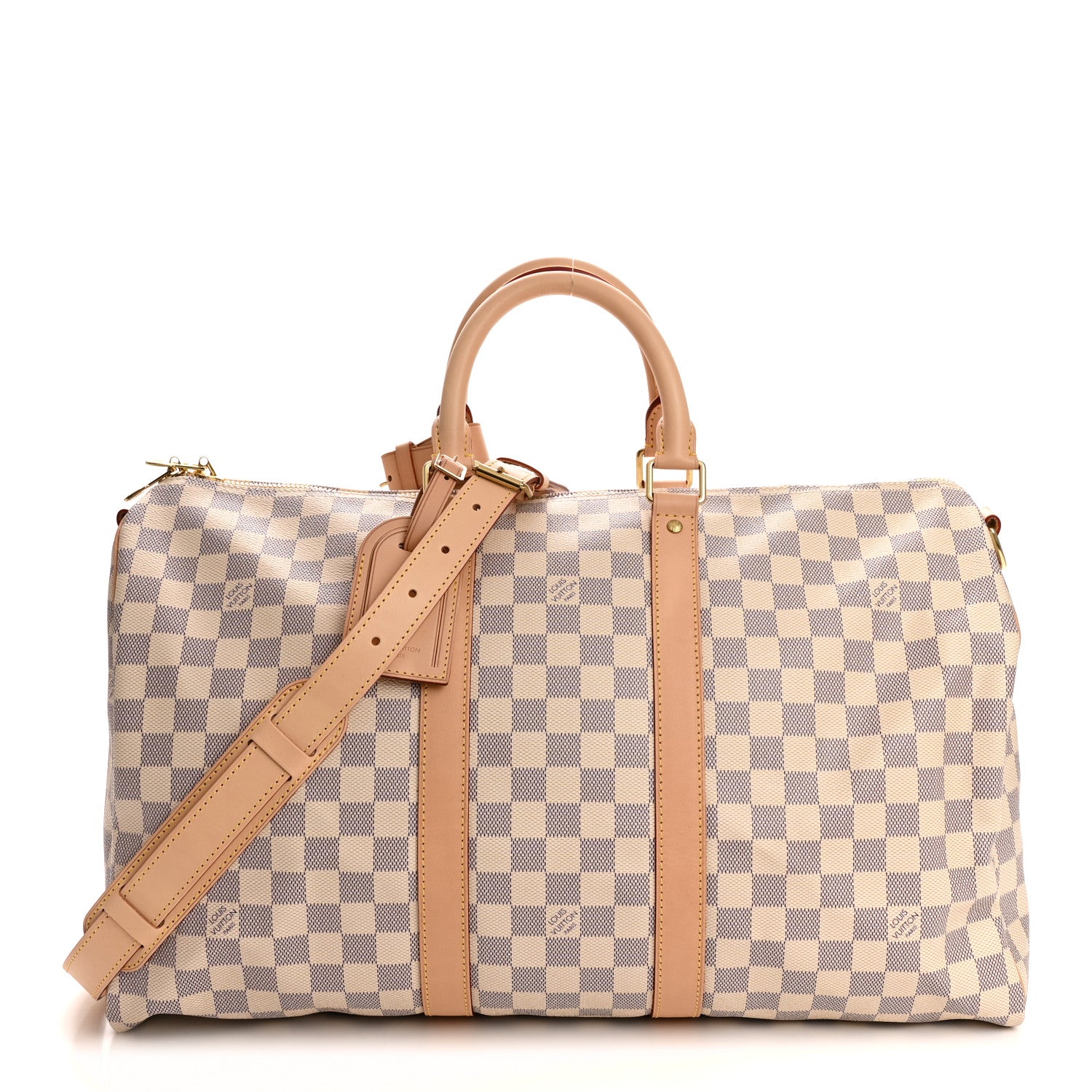 Louis Vuitton Damier Azur Keepall Bandouliere 45 1 of 11