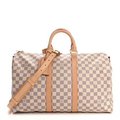 Louis Vuitton Damier Azur Keepall Bandouliere 45 1 of 11