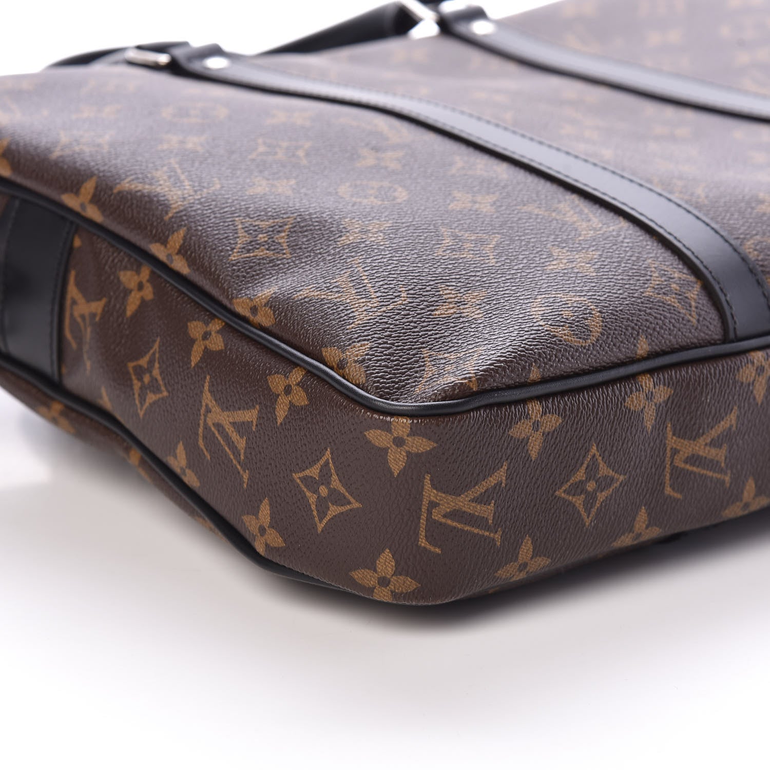 Louis Vuitton Monogram Macassar Porte-Documents Voyage PM 7 of 9