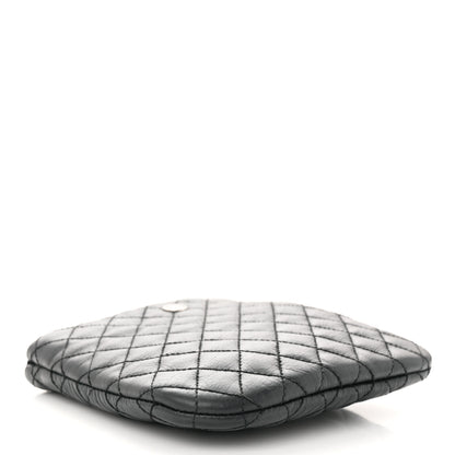 Chanel Aged Calfskin Quilted Crossbody Bag Black 4 of 10