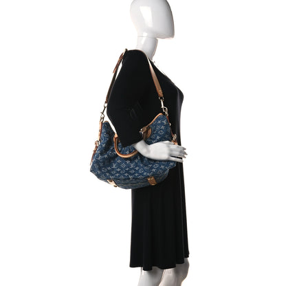 Louis Vuitton Denim Neo Cabby MM Blue 2 of 13