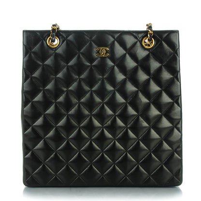 Chanel Lambskin Quilted Shoulder Bag Black 1 of 9