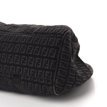 Fendi Zucchino Shoulder Bag Black 7 of 15