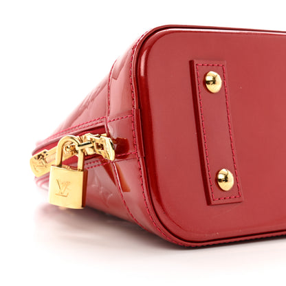 Louis Vuitton Vernis Alma BB Pomme D'Amour 8 of 10