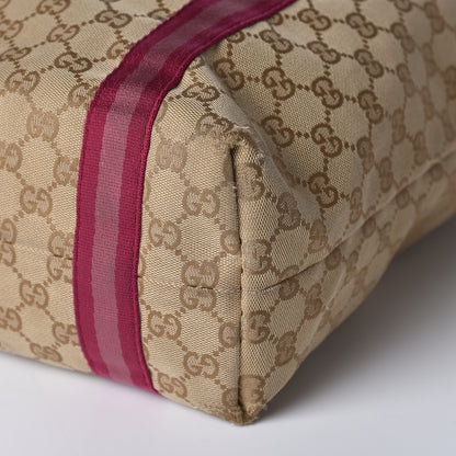 Gucci GG Monogram Jolicoeur Vertical Shopping Tote Pink 10 of 10