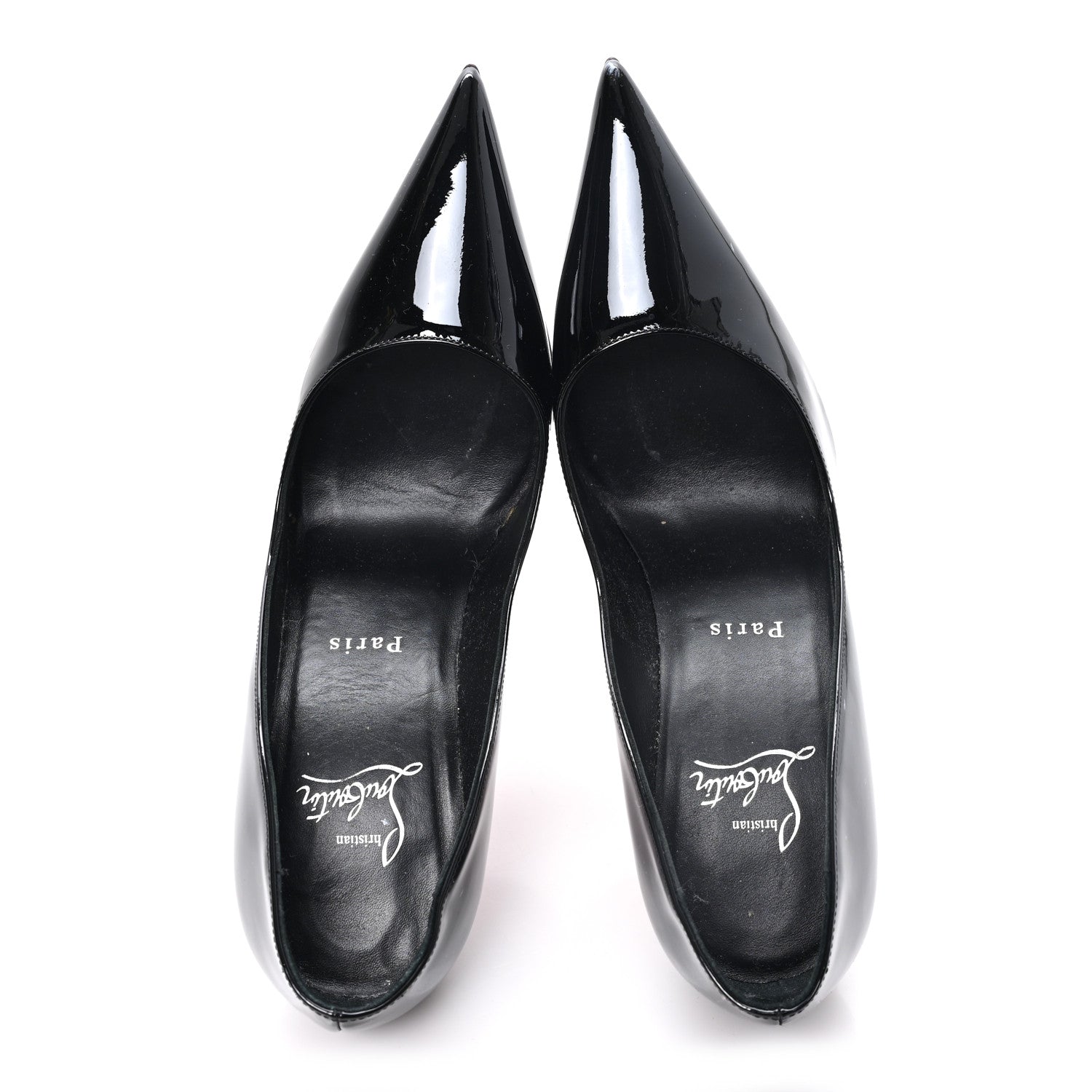Christian Louboutin Patent Miss Z 100 Pumps 36 Black 2 of 8