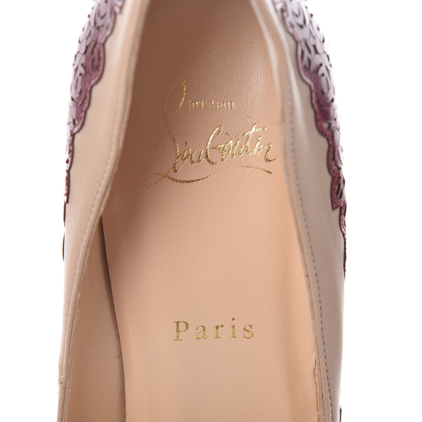 Patent Nappa Veramucha 120 Platform Peep Toe Pumps 39.5 Carmin Nude