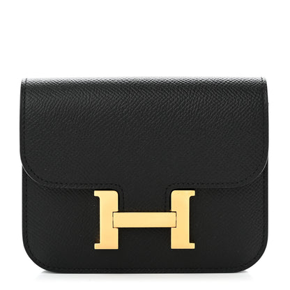 Hermes Epsom Constance Slim Wallet Black 1 of 9