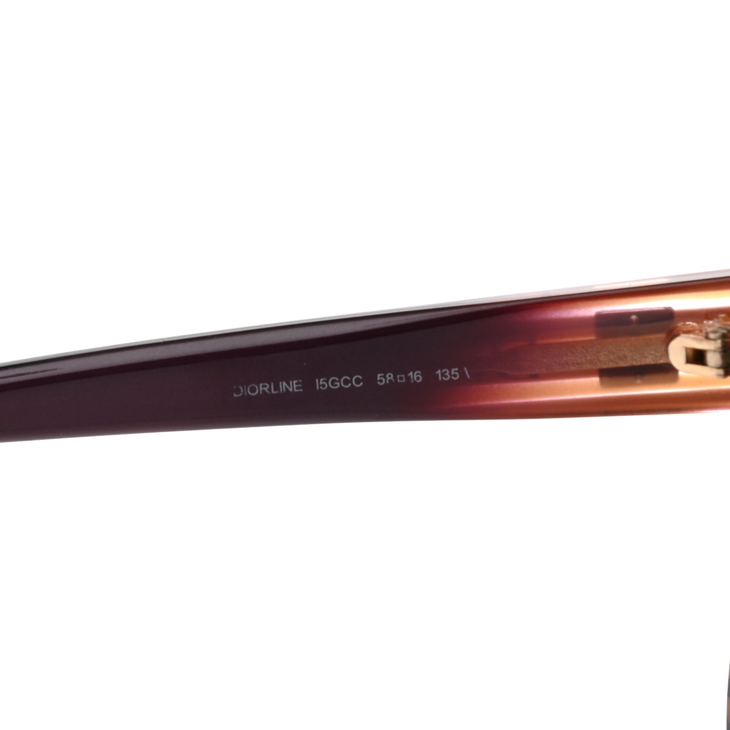 Acetate Diorline Sunglasses Burgundy