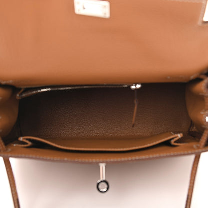 Hermes Togo Kelly Retourne 25 Gold 5 of 11