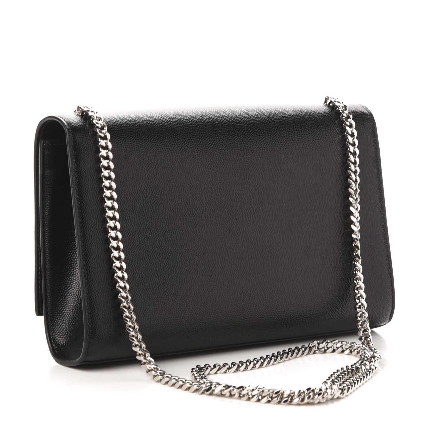 Grain De Poudre Medium Classic Monogram Kate Satchel Black