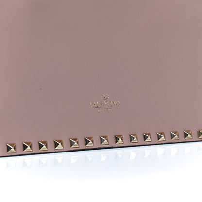 Valentino Garavani Nappa Rockstud Wristlet Clutch Soft Noisette 7 of 12