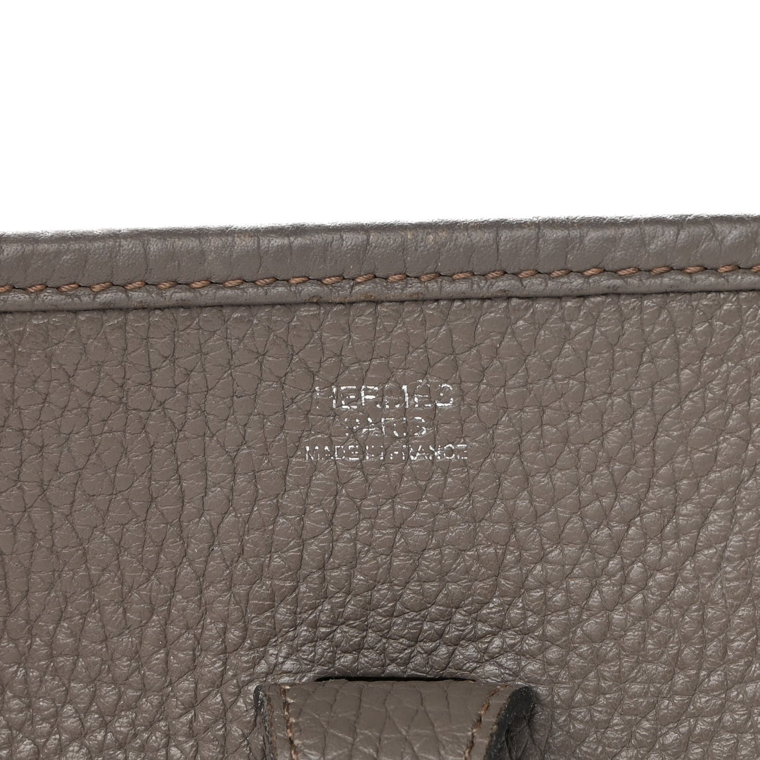 Hermes Taurillon Clemence Evelyne III PM Etain 6 of 18