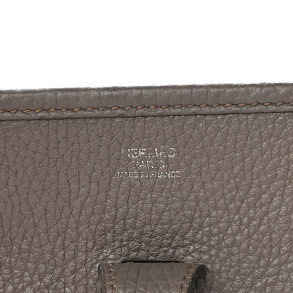 Hermes Taurillon Clemence Evelyne III PM Etain 6 of 18