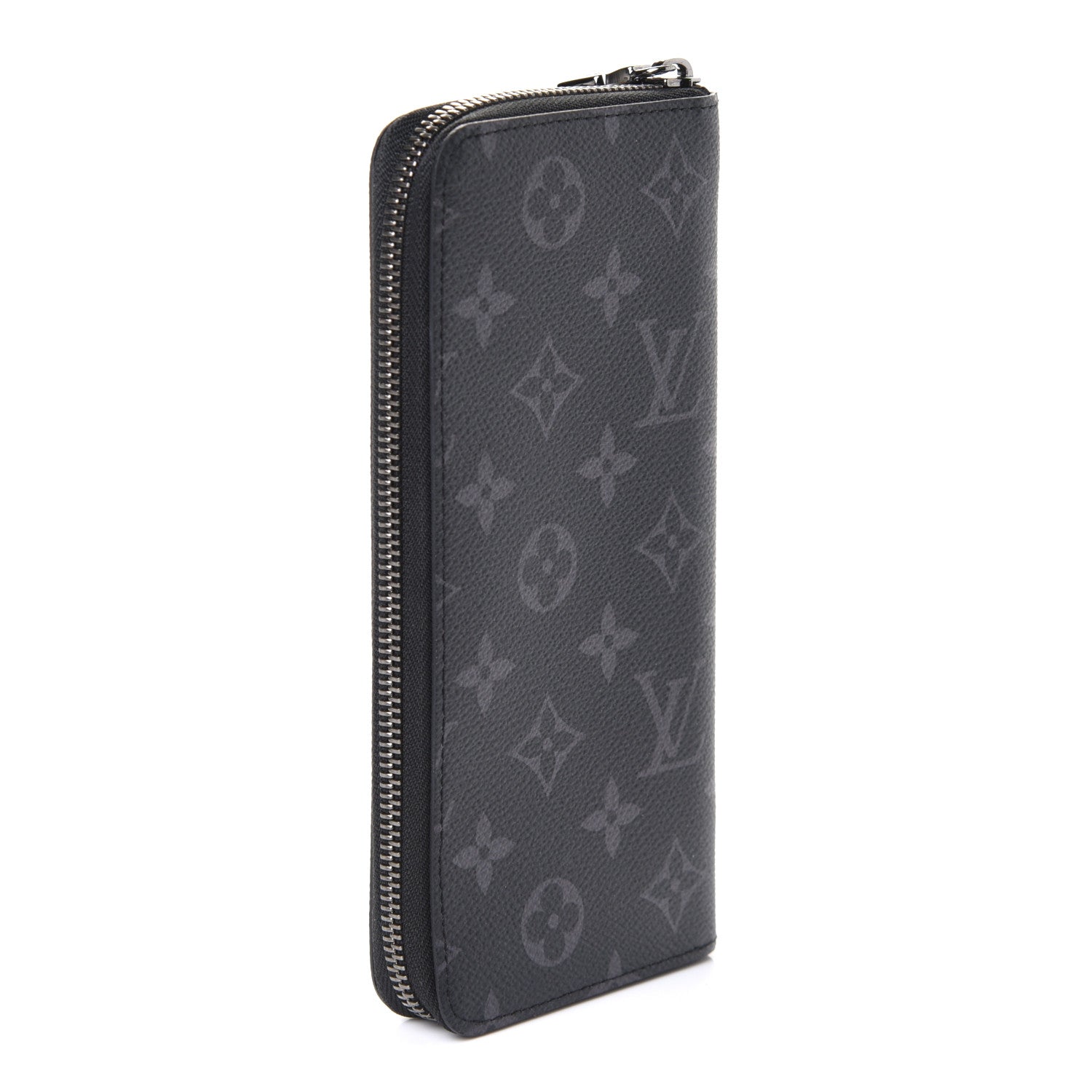 Louis Vuitton Monogram Eclipse Vertical Zippy Wallet 2 of 4