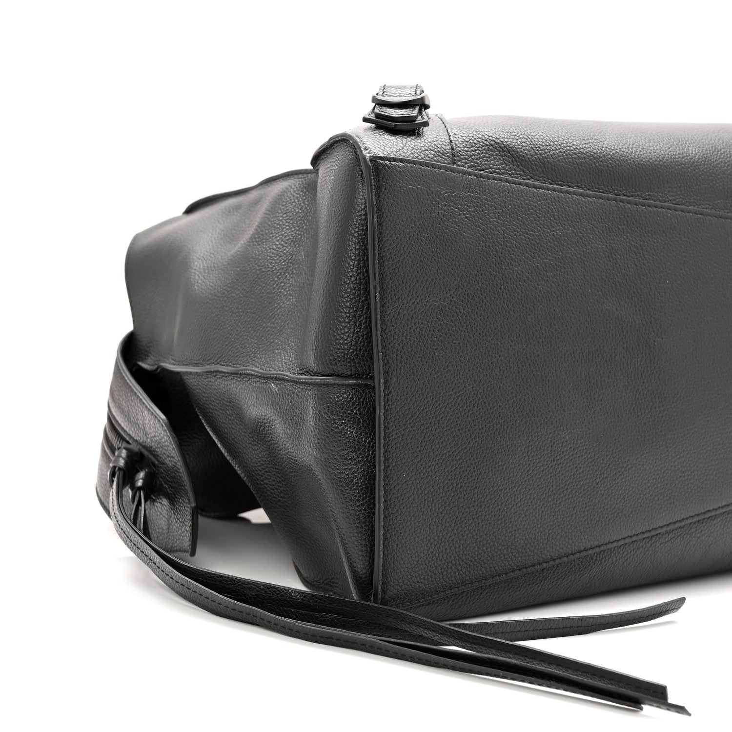 Balenciaga Grained Calfskin Neo Classic Black Hardware Large Top Handle Bag Black 9 of 10