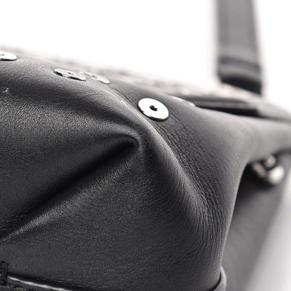 Alexander Wang Lambskin Small Eyelets Marion Tote Black Silver Hardware 10 of 11