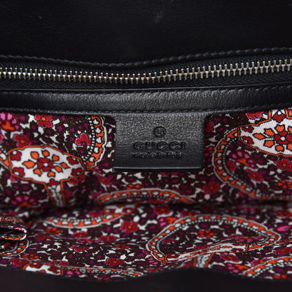Gucci Patent Romy Medium Tote Black 6 of 9