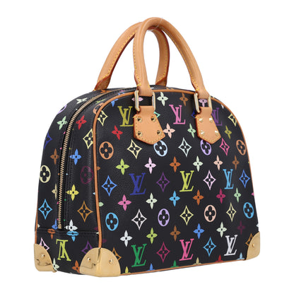 Louis Vuitton Monogram Multicolor Trouville Black 3 of 9