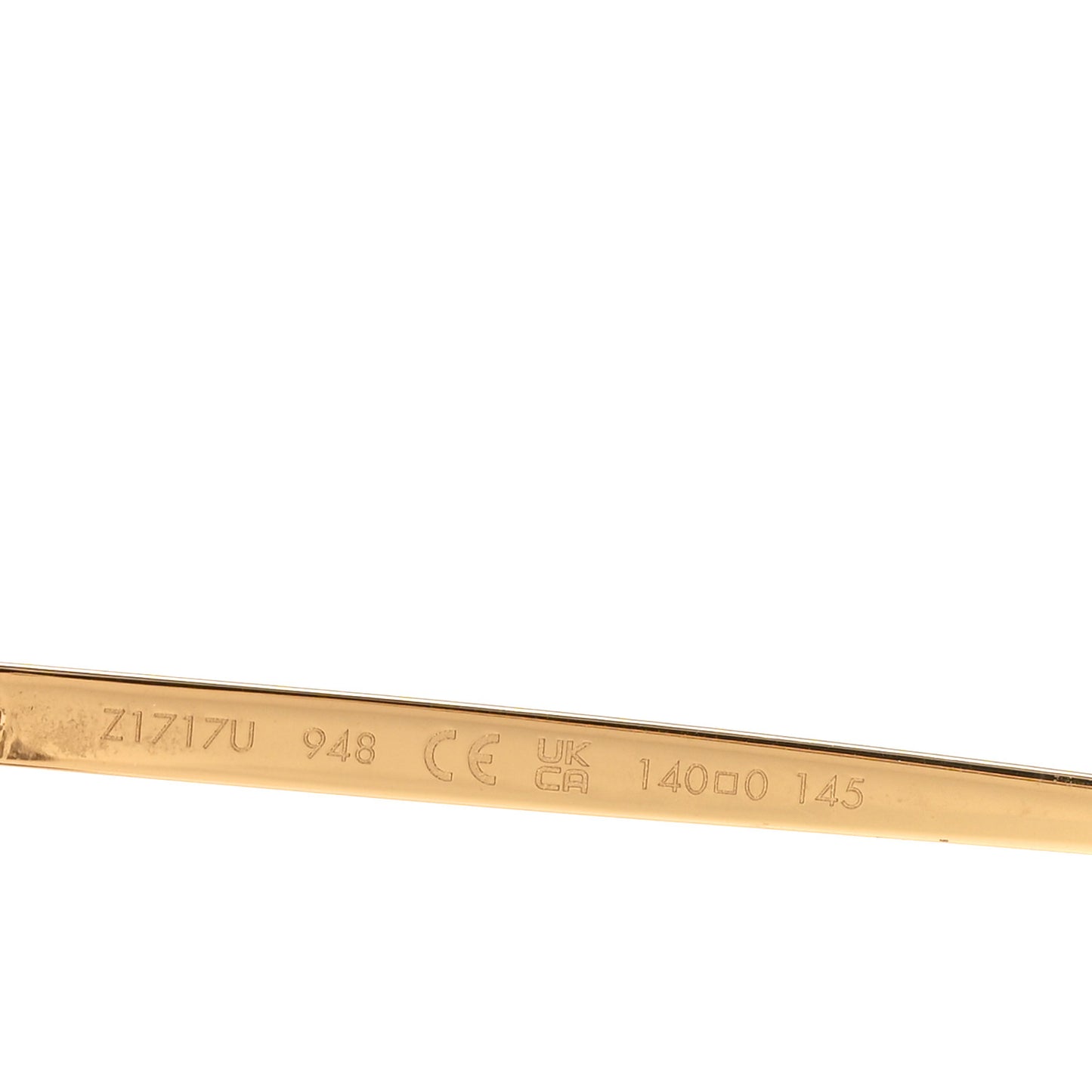 Metal LV Golden Mask Sunglasses Z1717U Gold