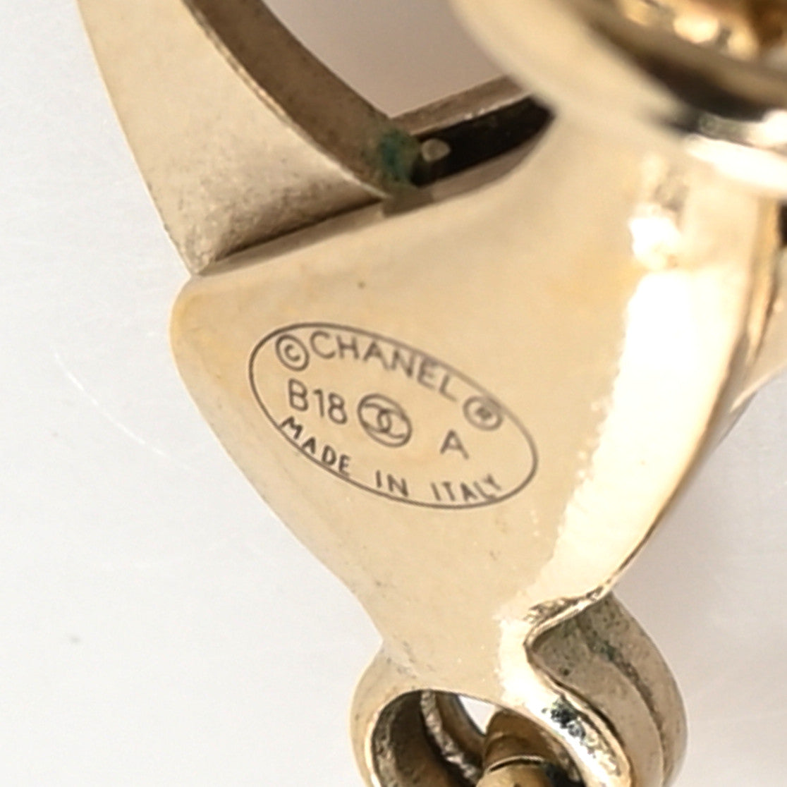 Chanel Crystal Enamel Pearl CC Bead Long Necklace Black Gold 3 of 3