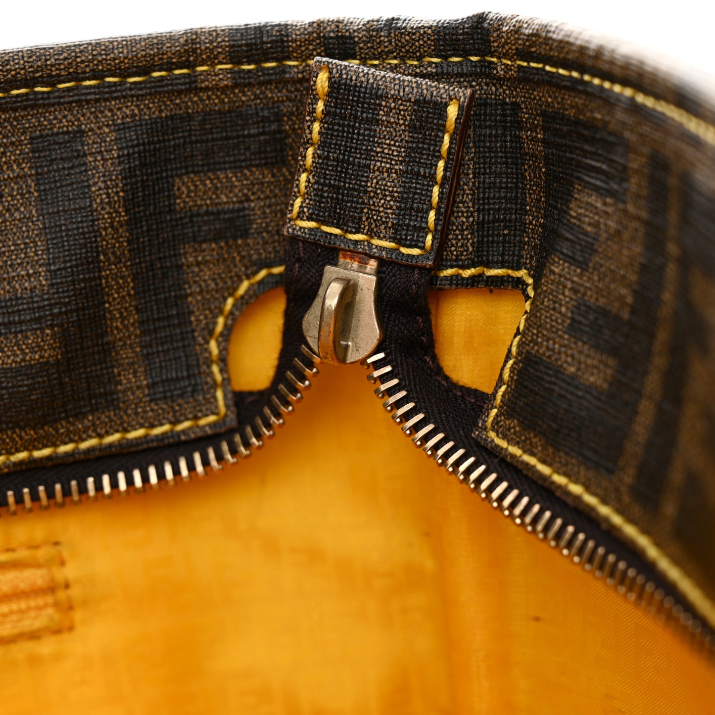 Zucca Spalmati Small Roll Tote Tobacco Yellow