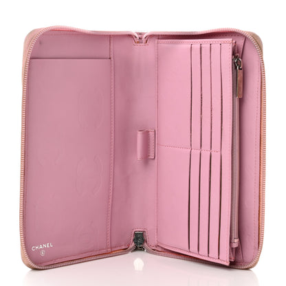 Chanel Calfskin Cambon Zip Around Organizer Wallet Pink 5 of 11